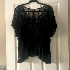Black Lace Shirt